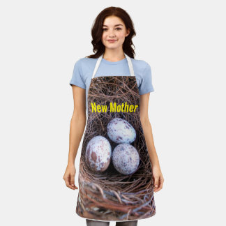 New Mother All-Over Print Apron, Medium Apron