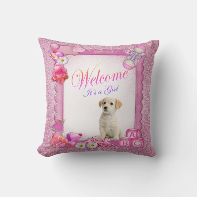 New Mother baby Shower Gift Baby Blanket Cushion (Front)