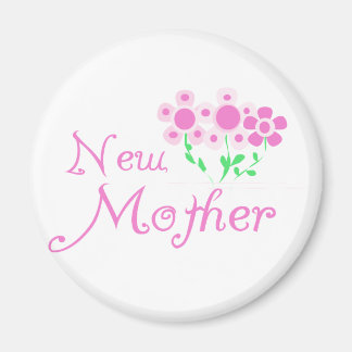 New Mother Pink Flowers T-shirts and Gifts Magnet