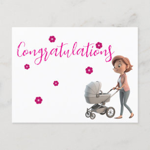 New mother postcard