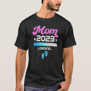 New Mum 2023 Loading Moms To Be Mummy Baby Twins F T-Shirt