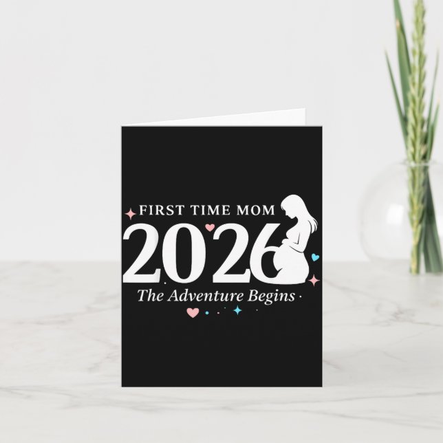 New mum 2026 shirt – first  card (Front)