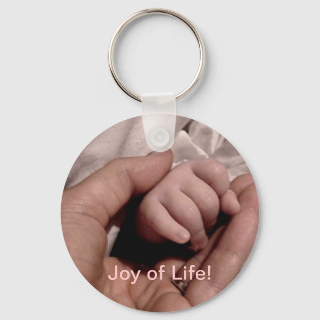 New Mum and Baby - Joy of Life Key Ring (Front)