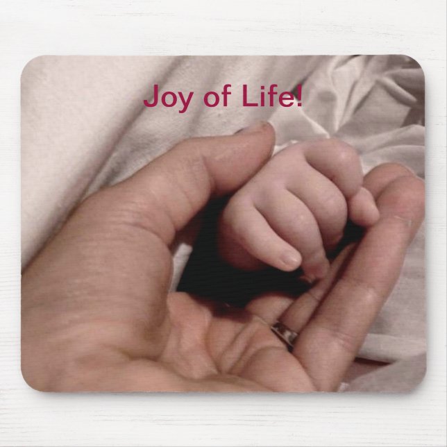 New Mum and Baby - Joy of Life Mouse Mat (Front)