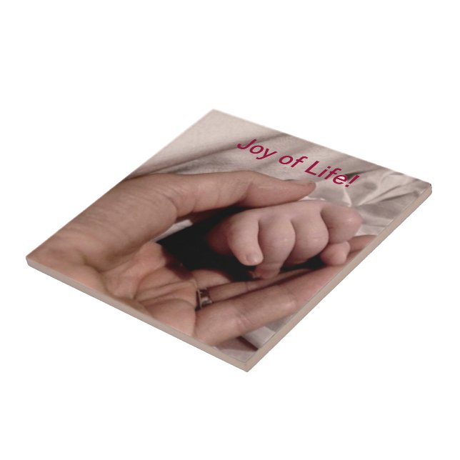 New Mum and Baby Joy of Life Tile (Side)