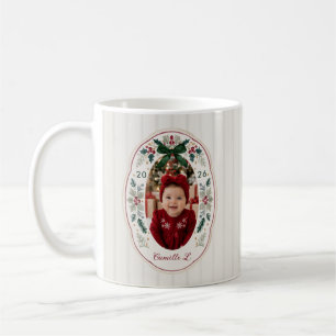 New Mum Baby’s First Christmas Photo Mug