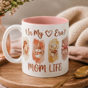 New Mum Coffee Mug In My Mum Era Watercolor Gift