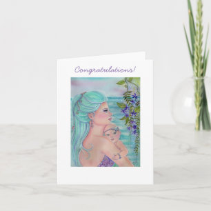 New mum congratulations greeting card By Renee