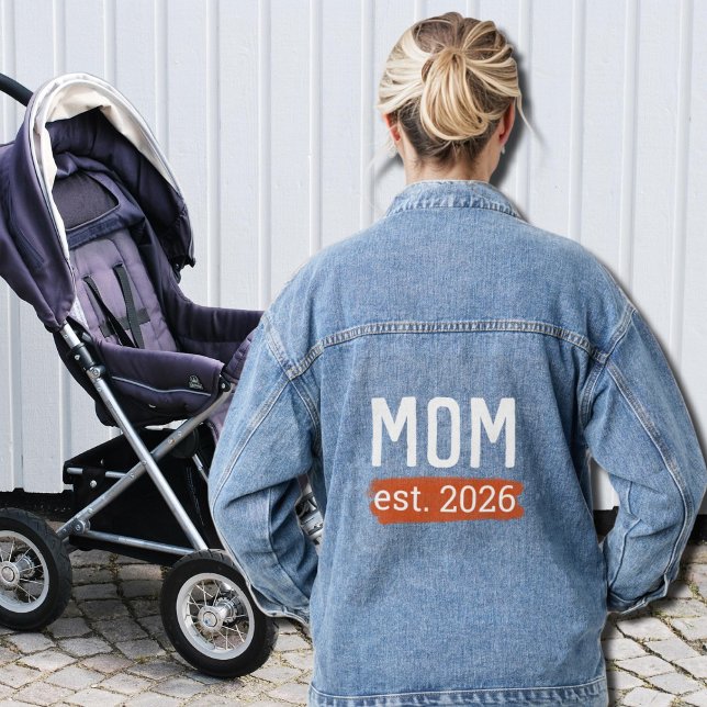 New Mum - est.2026 Denim Jacket (Creator Uploaded)