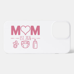 New Mum est 2026 Frist Time Mum Personalised iPhone 13 Pro Max Case