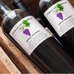 New Mum Gift Wine Labels