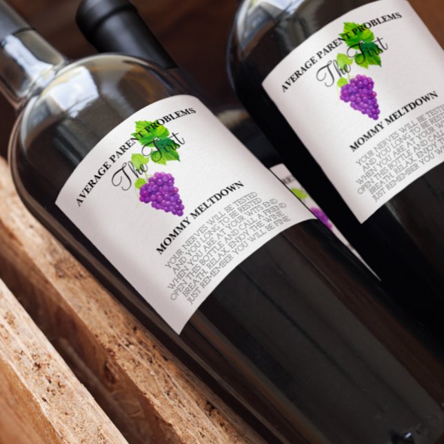 New Mum Gift Wine Labels (Creator Uploaded)