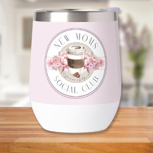 New Mum Humour, Coffee is our only hope blush pink