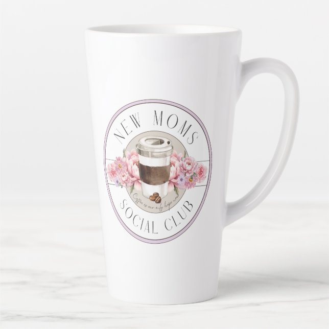 New Mum Humour, Coffee is our only hope Latte Mug (Right)