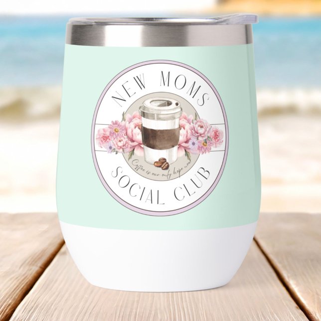 New Mum Humour, Coffee is our only hope pastel tea (Creator Uploaded)