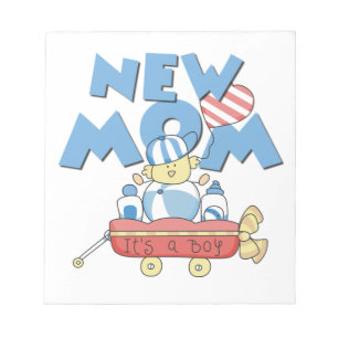 New Mum It's a Boy Gifts Notepad