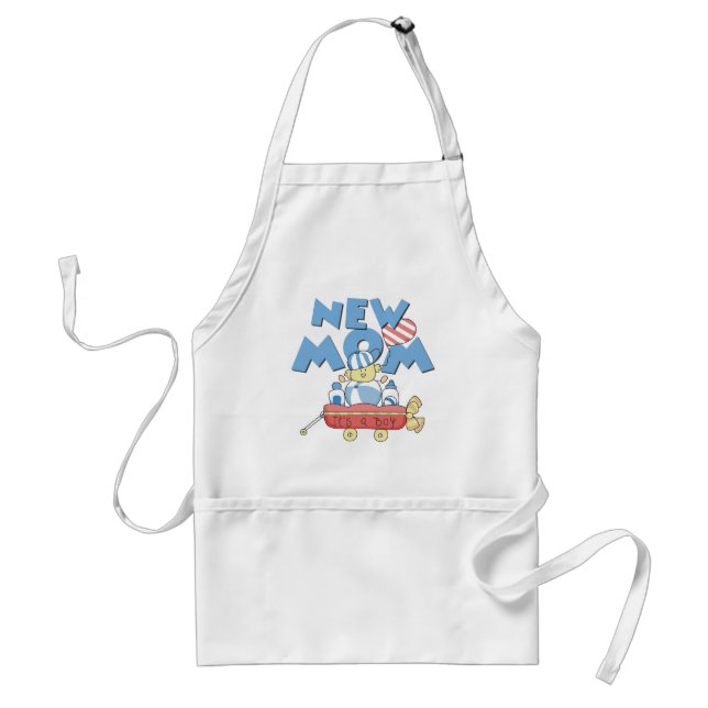 New Mum It's a Boy Tshirts and Gifts Standard Apron (Front)