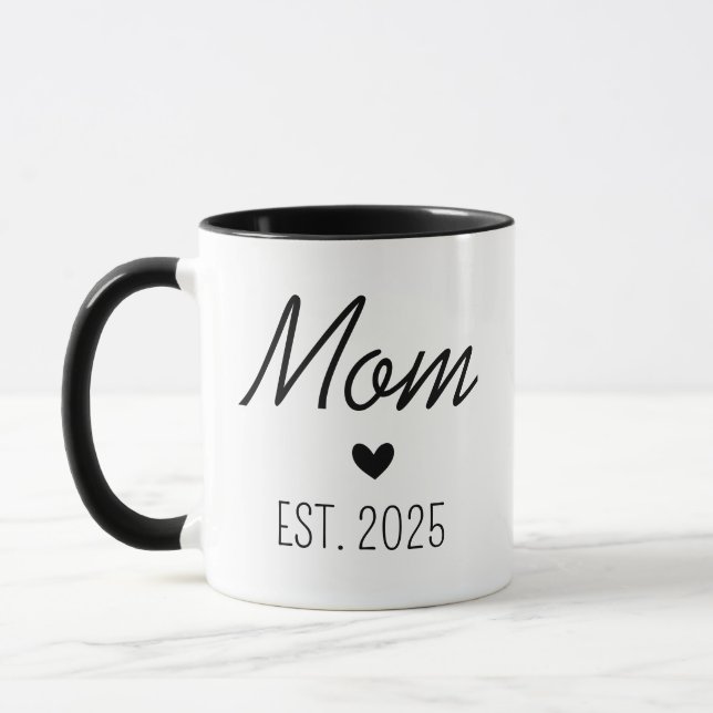 New Mummy and Daddy Est. Coffee Mug First Time Mum (Left)