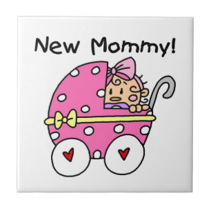 New Mummy Baby Girl Gifts Tile