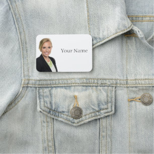 NEW! Name Tag - 3" X 2" Rectangle - Rounded