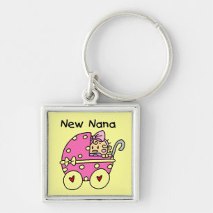 New Nana Baby in Carriage Gifts Key Ring