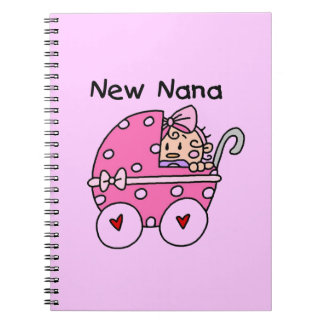 New Nana Baby in Carriage Gifts Notebook