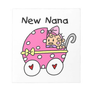 New Nana Baby in Carriage Gifts Notepad
