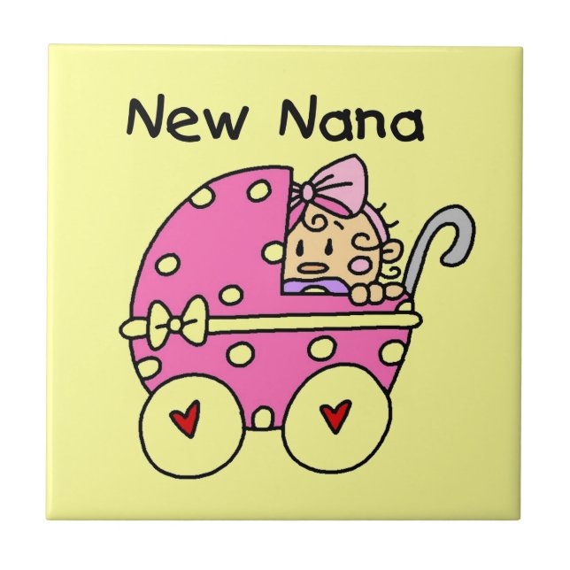 New Nana Baby in Carriage Gifts Tile (Front)