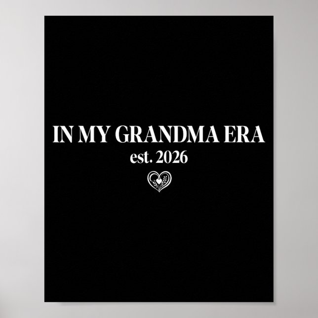 New Nana In My Grandma Era 2026 Promoted To Grandm Poster (Front)