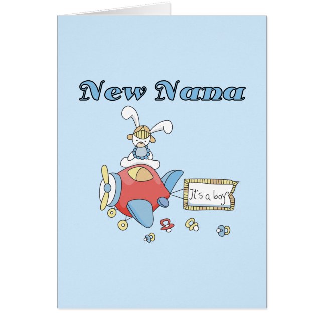 New Nana of Boy-Aeroplane Tshirts and Gifts (Front)