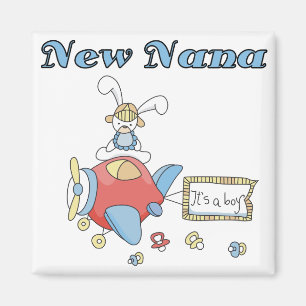 New Nana of Boy-Aeroplane Tshirts and Gifts Magnet