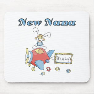 New Nana of Boy-Aeroplane Tshirts and Gifts Mouse Mat