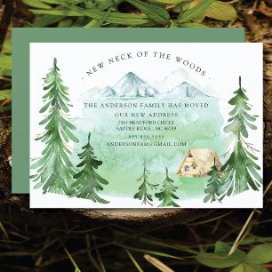 New Neck of the Woods   Modern Moving Announcement