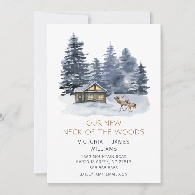 New Neck Of The Woods | Moving Announcement (Front)