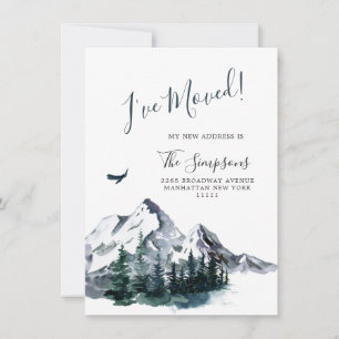 New Neck of the Woods  Moving Announcement Card