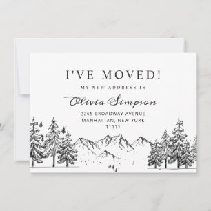 New Neck of the Woods  Moving Announcement Card