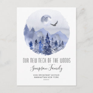 New Neck of the Woods Moving Announcement Postcard