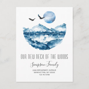 New Neck of the Woods Moving Announcement Postcard