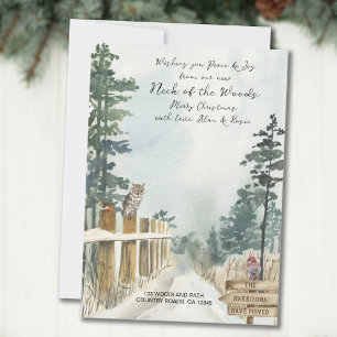 New Neck of the Woods Woodland Path Winter Moving Announcement