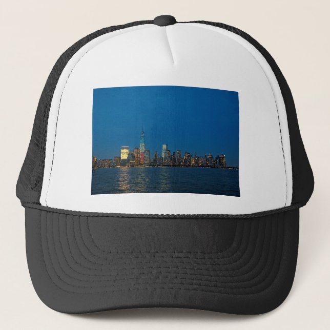 New night lights of New York City USA Trucker Hat (Front)