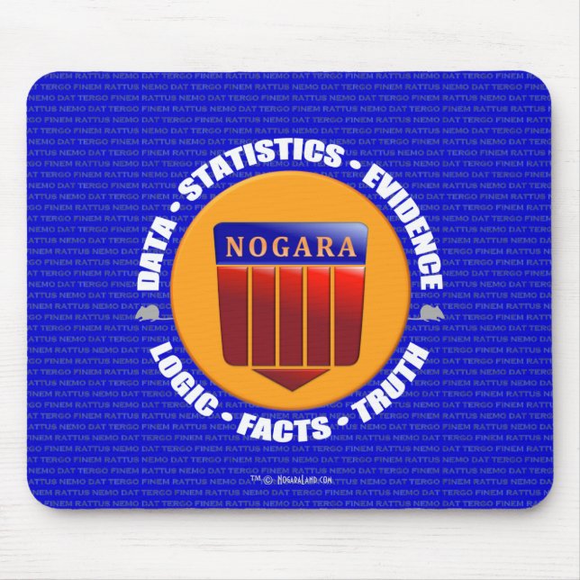 NEW NOGARA Official Seal Logo RatPad Mouse Mat (Front)