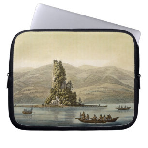 New Norfolk near Vancouver (colour engraving) Laptop Sleeve