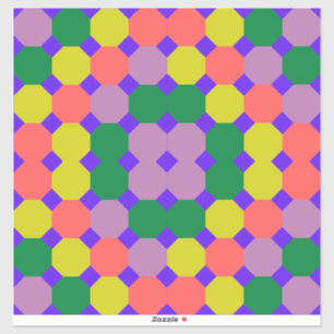 New octagon colourful design, Geometric octagon