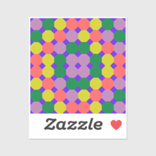 New octagon colourful design, Geometric octagon