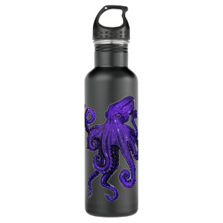 New Octopus  Gift for men women Octopus lovers Kra 710 Ml Water Bottle