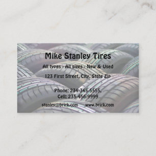 New or Used Tire sales Custom Business Business Card