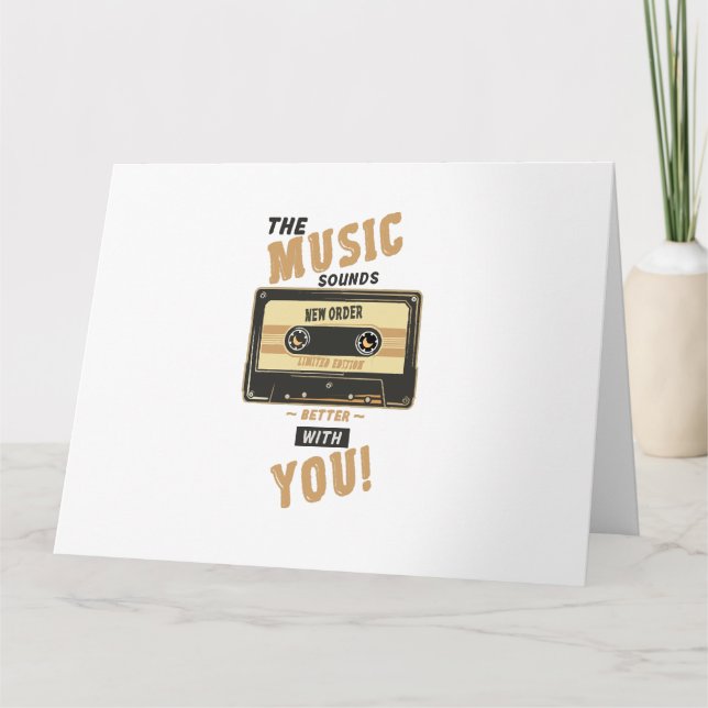 New Order - Cassette Tape Card (Front)