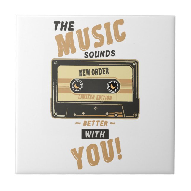 New Order - Cassette Tape Tile (Front)