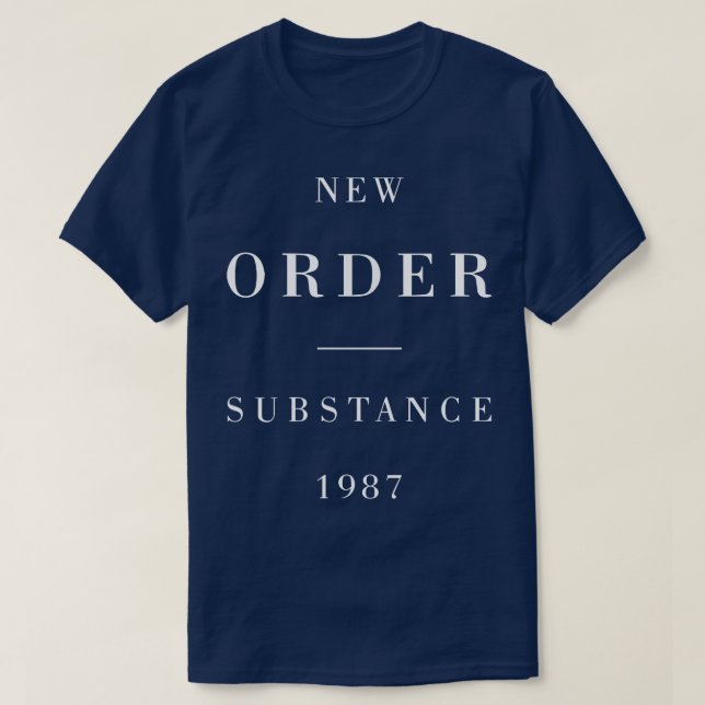 New Order Substance TShirt (Design Front)