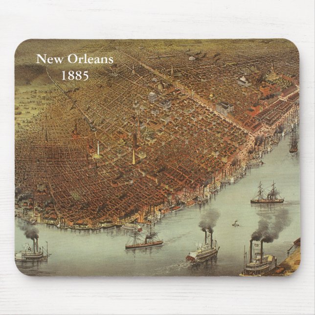 New Orleans1885 Mouse Mat (Front)